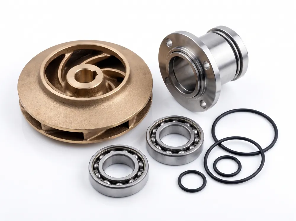 Pump Spares: Seals, Impellers & Bearings (illustrative image)